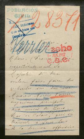 Expediente de Simon Claude Marius Verrier