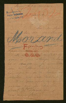 Expediente de Lucien Morand