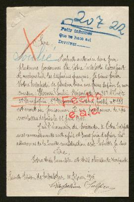 Expediente de Henri Soulié