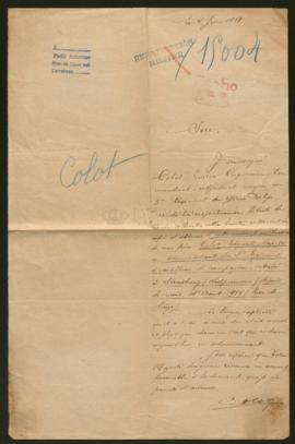 Expediente de Edgard Colot