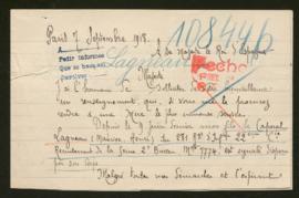 Expediente de Maurice Henri Lagneau