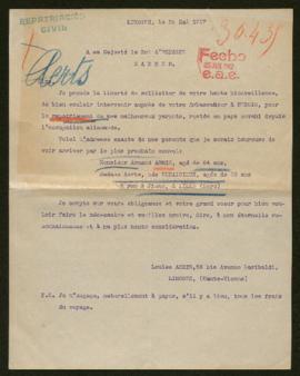 Expediente de la familia Aerts Debaisieux