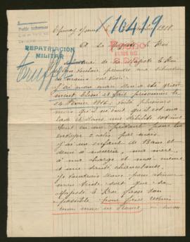 Expediente de Auguste Truffet