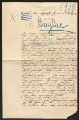 Expediente de François Baylac