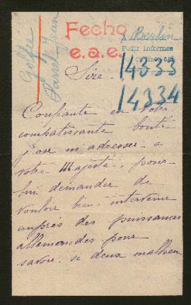 Expediente de Gaston Golfie y Jean Theodore Parrel