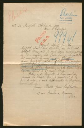 Expediente de Jean Baptiste Plasse