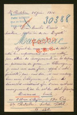 Expediente de Emile Marcenac