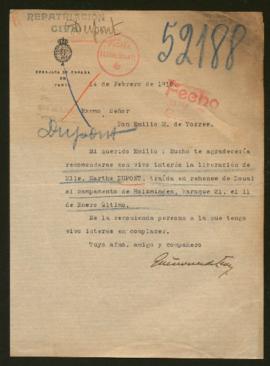 Expediente de Marthe Dupont