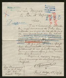 Expediente de madame Léon Derveaux
