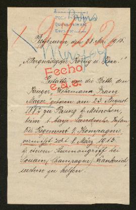 Expediente de Franz Mayer