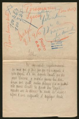 Expediente de Jean Pourmarin y Emile Henri Lucas