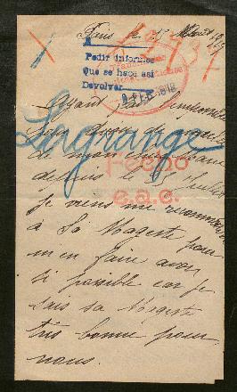 Expediente de Pierre Marie Lagrange