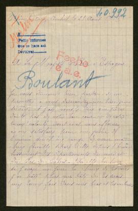 Expediente de la familia Boulant Crépieux
