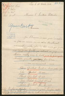 Expediente de la familia Quintart Fruit