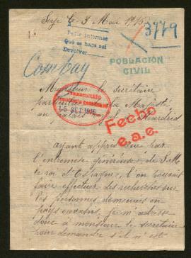 Expediente de la familia Tatinclaux-Combiez