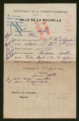 Expediente de Elie Nivelle