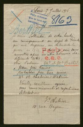 Expediente de la familia Berthel