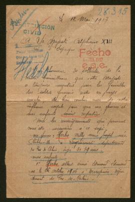 Expediente de la familia Herbo Ribauville