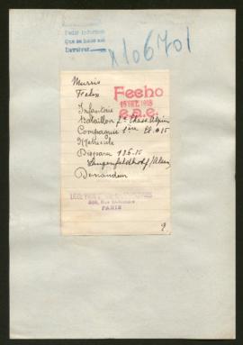 Expediente de Félix Murris