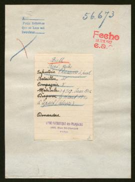 Expediente de René Jules Bieth