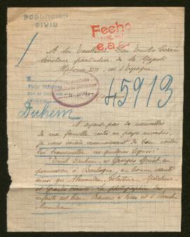 Expediente de la familia Duhem Spriet