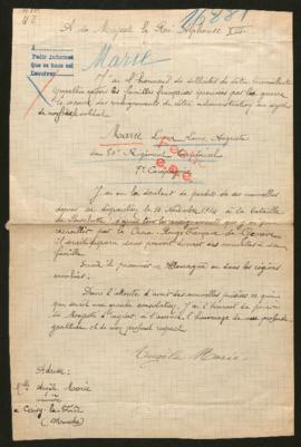 Expediente de Lucien Louis Auguste Marie