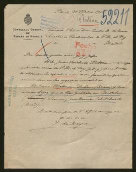 Expediente de Marie Platteau Duhem e hijos