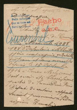 Expediente de Félix Couvenhel