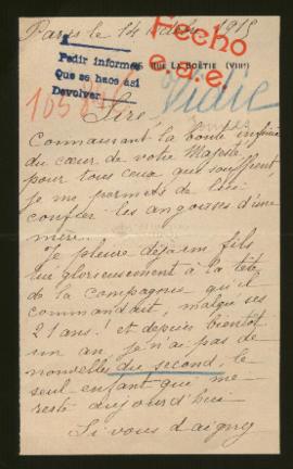 Expediente de James Robert Vidié