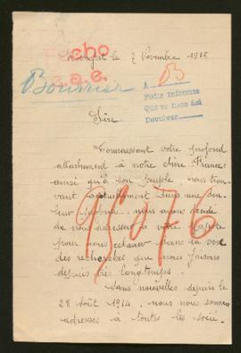 Expediente de Louis Bourrier