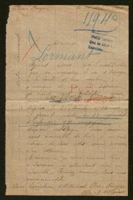 Expediente de Victor Lormant