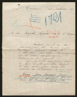 Expediente de Jean François Joseph Béné