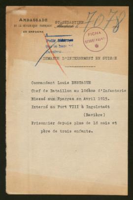 Expediente de Louis Bestagne