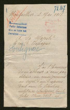 Expediente de Emile Jules Soulignac