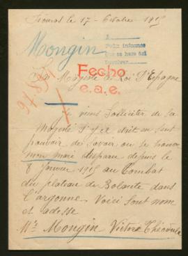 Expediente de Victor Théodule Mongin