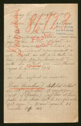 Expediente de Louis Lerondeau