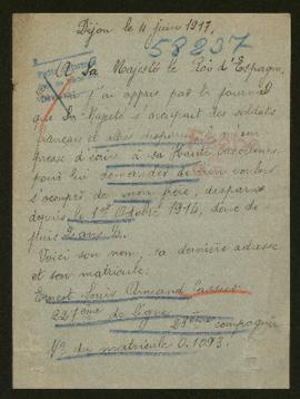 Expediente de Ernest Louis Armand Cassier