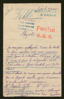 Expediente de Auguste Gille