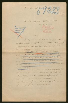 Expediente de Henri Gaston Fessard