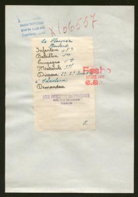 Expediente de Hubert de Pluvier