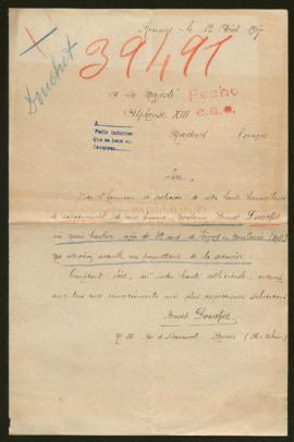 Expediente de Marie Douchet Carlier