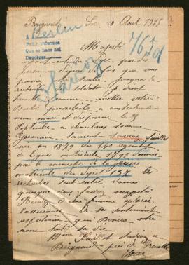 Expediente de Germain Laurent Savioz