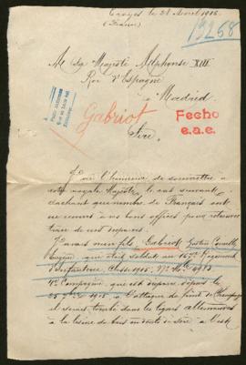 Expediente de Gaston Camille Eugène Gabriot