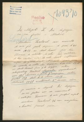 Expediente de Alexandre Lanlard