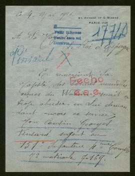 Expediente de Georges Pinsard