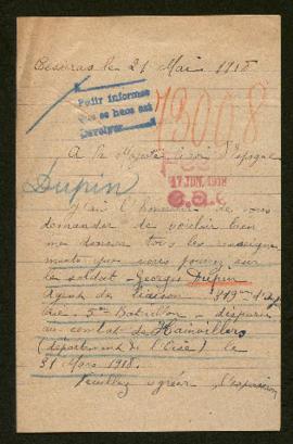 Expediente de Georges Dufin