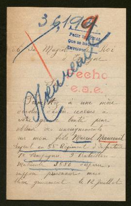 Expediente de Marcel Noeureuil