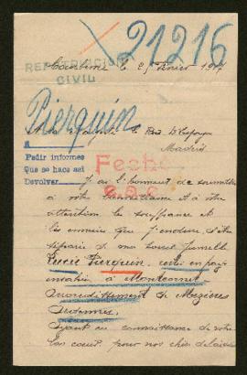 Expediente de Lucie Pierquin