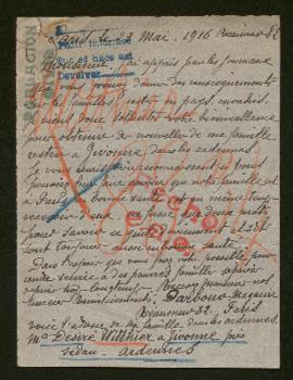 Expediente de Désiré Witthier y familia