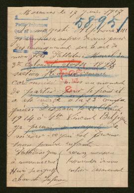 Expediente de Marcel Pattedoie